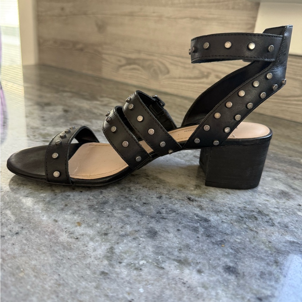 BCBGeneration Black Studded Multi-Strap Sandal - image 3